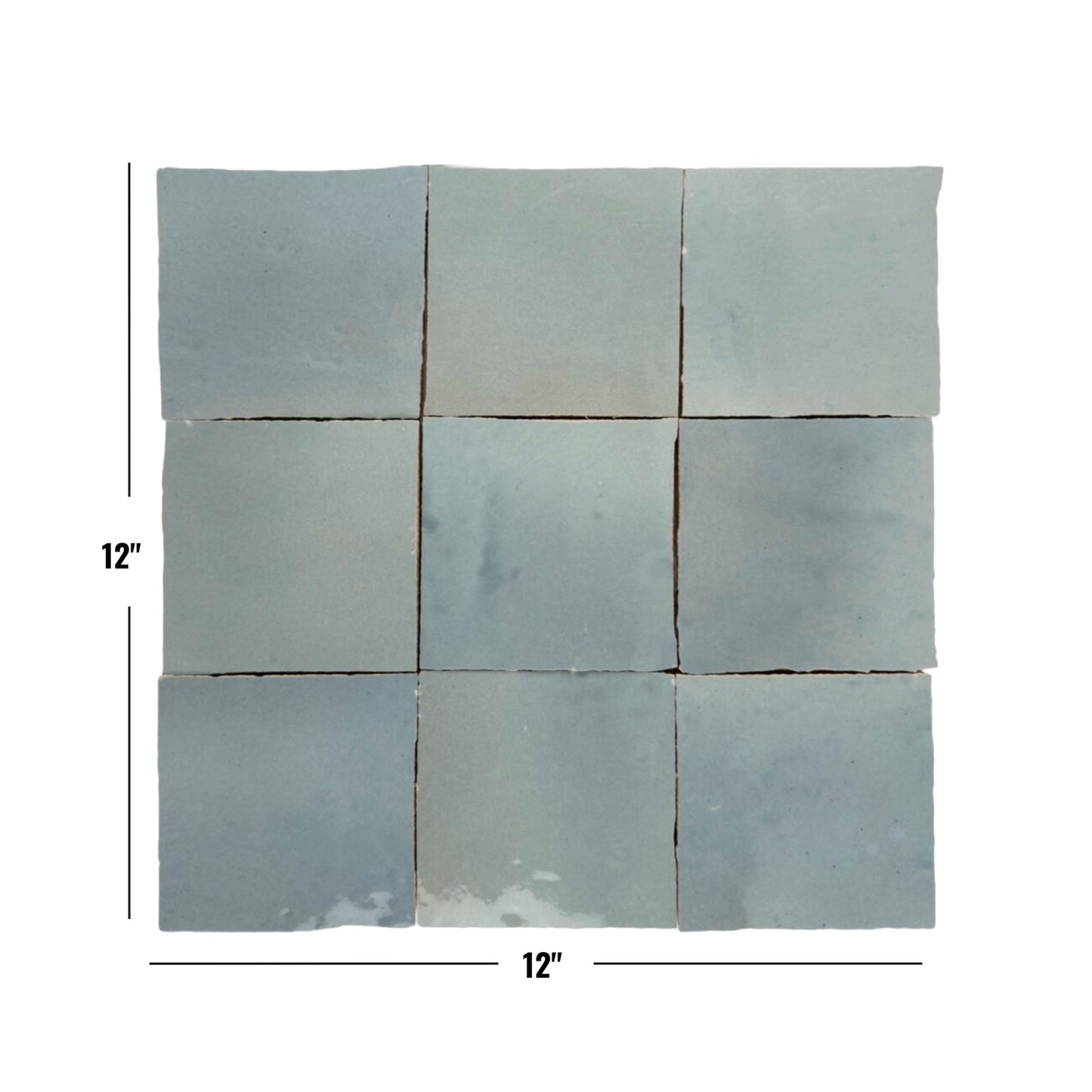 Atlas Zellige | 4"x4" Terracotta Wall Tile