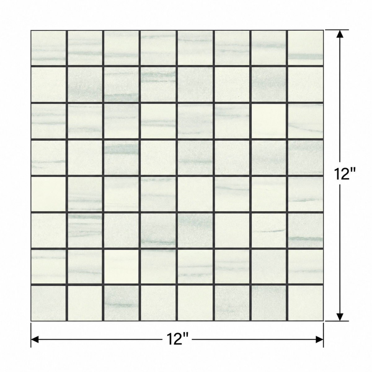 Nature | 1.4"x1.4" Porcelain Stone Look Mosaic Tile