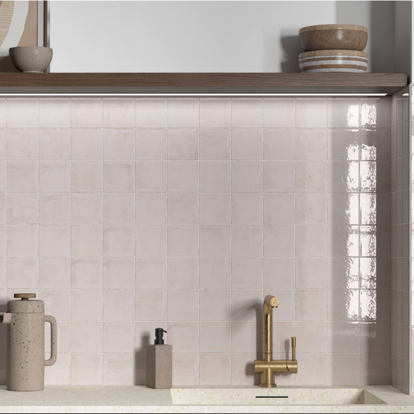 Bohemian Living | 2.5"x7.5" Decorative Porcelain Wall Tile