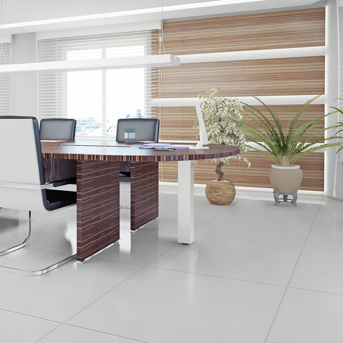 Black & White | 12"x12" Porcelain Floor & Wall Tile