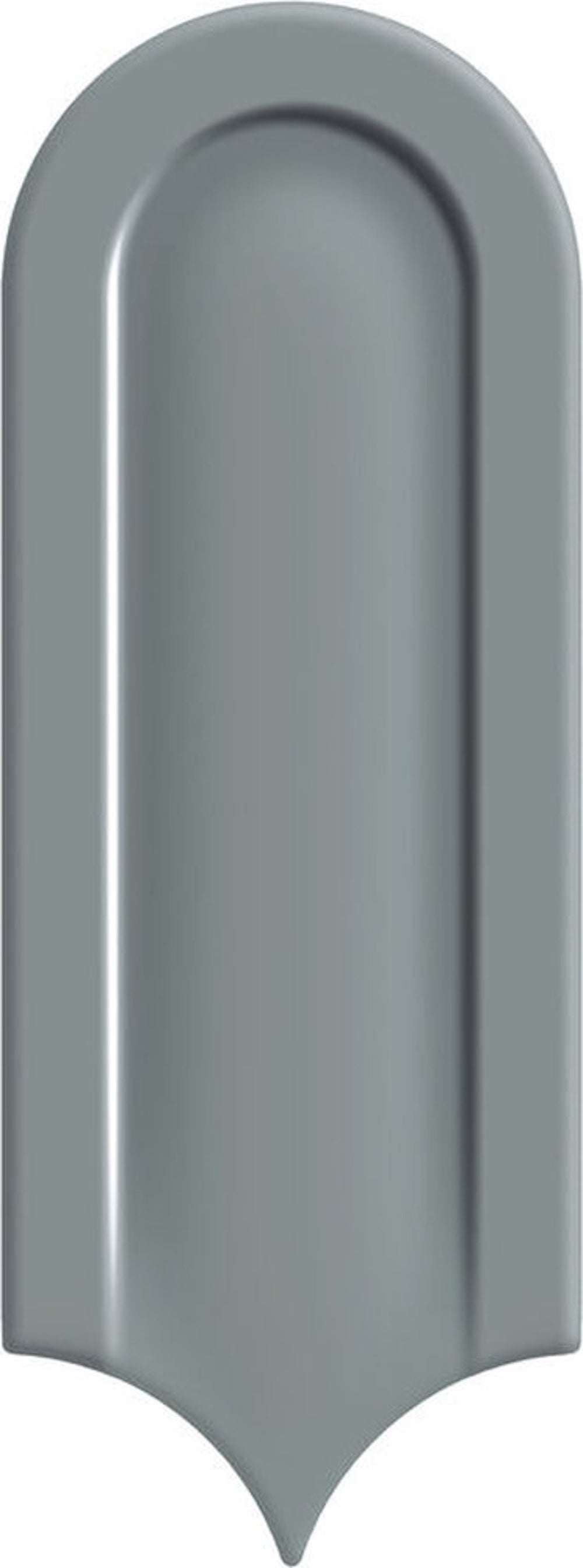 Gala | 3"x8.5" Elongated Beveled Fan Ceramic Wall Tile