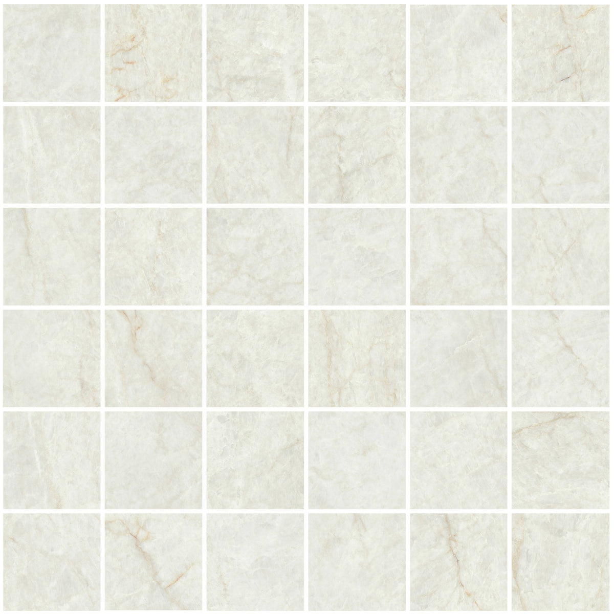 Precious Marble | 2"x2" Porcelain Marble Look Mosaic Tile