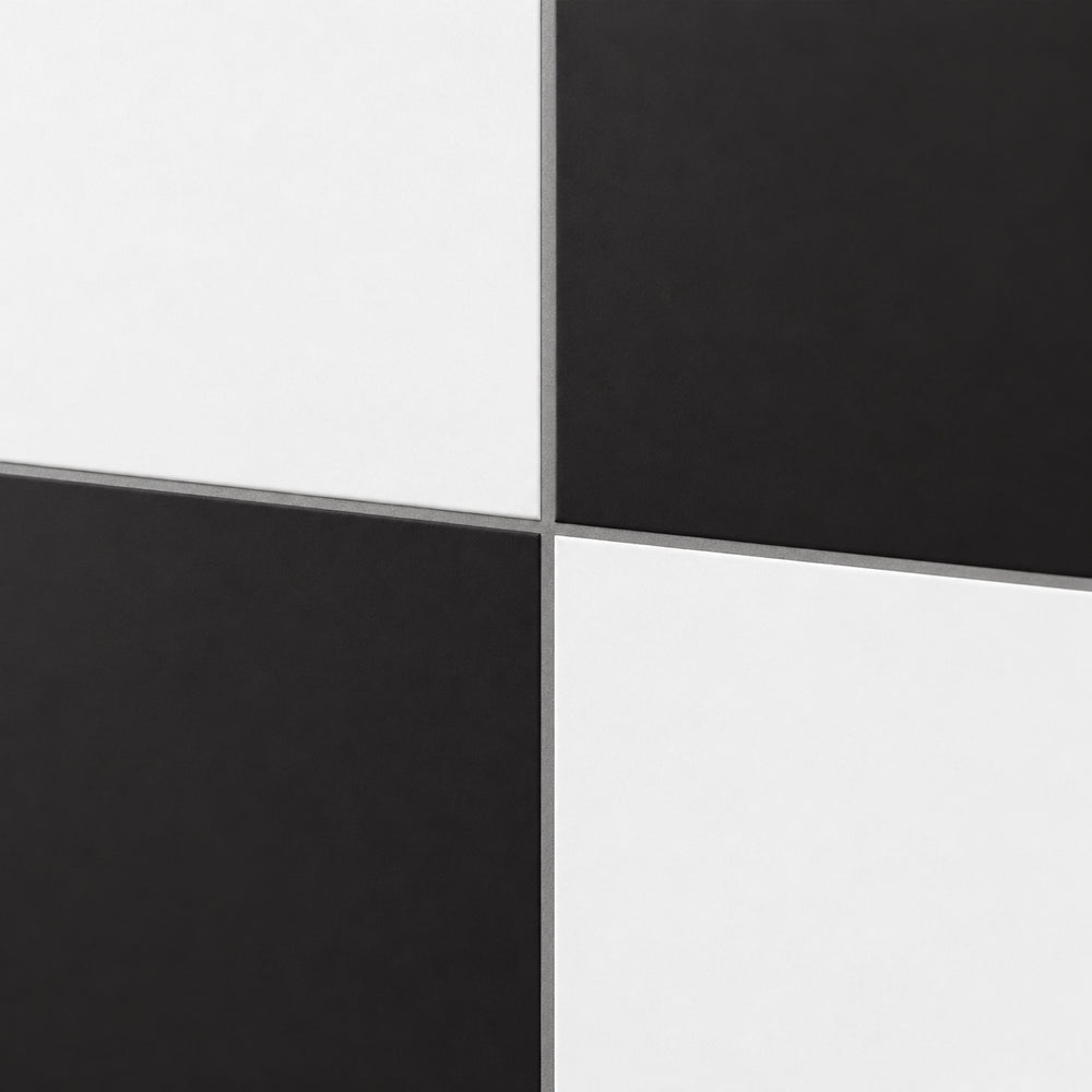 Classic Checker | 12"x12" Porcelain Checkerboard Floor & Wall Tile