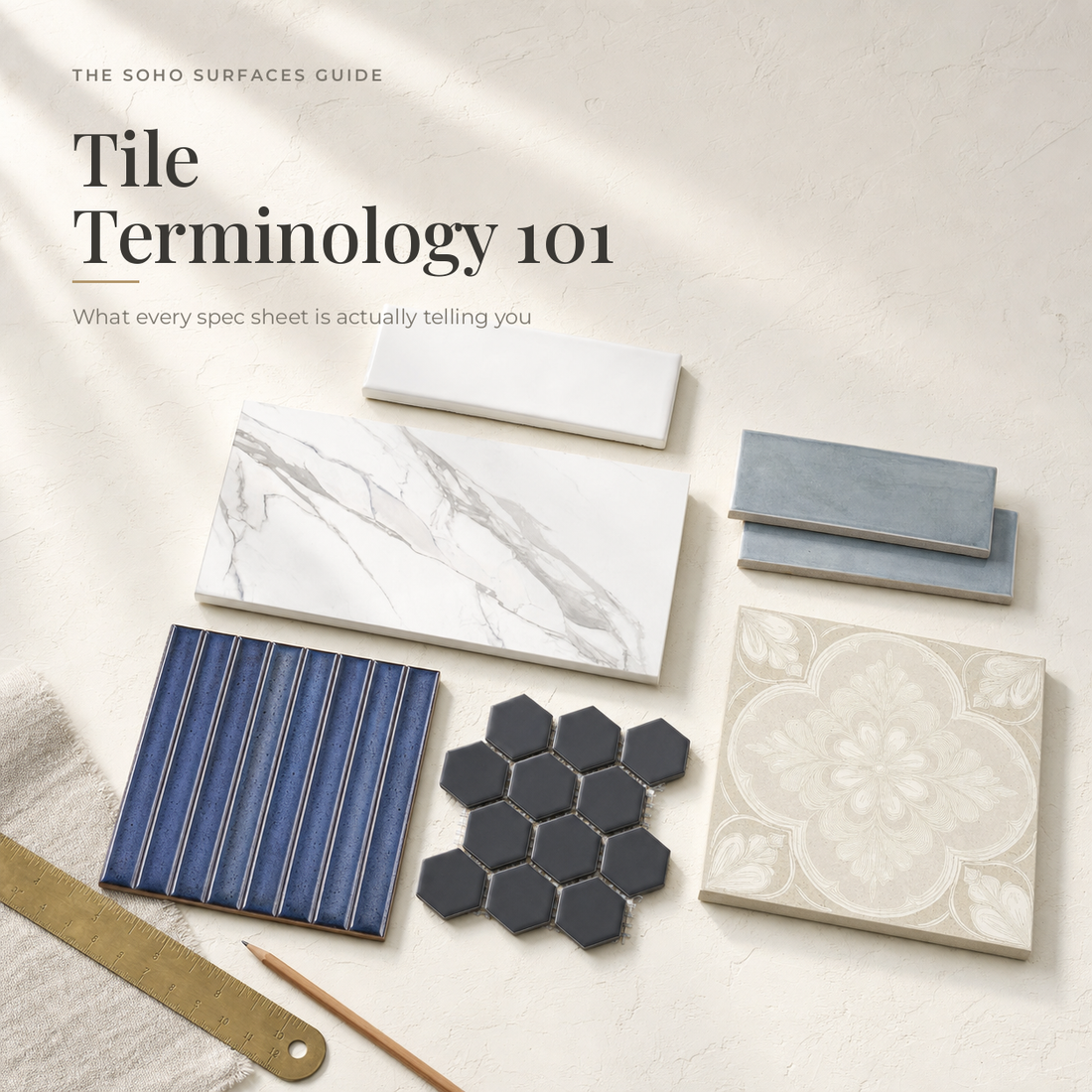 Tile Terms 101: What Those Specs Are Actually Telling You