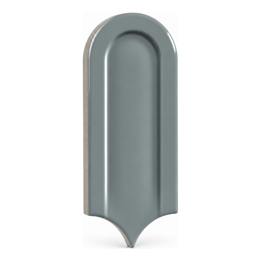 Gala | 3"x8.5" Elongated Beveled Fan Ceramic Wall Tile