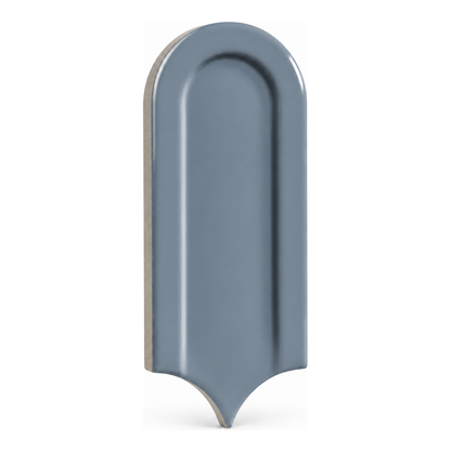 Gala | 3"x8.5" Elongated Beveled Fan Ceramic Wall Tile