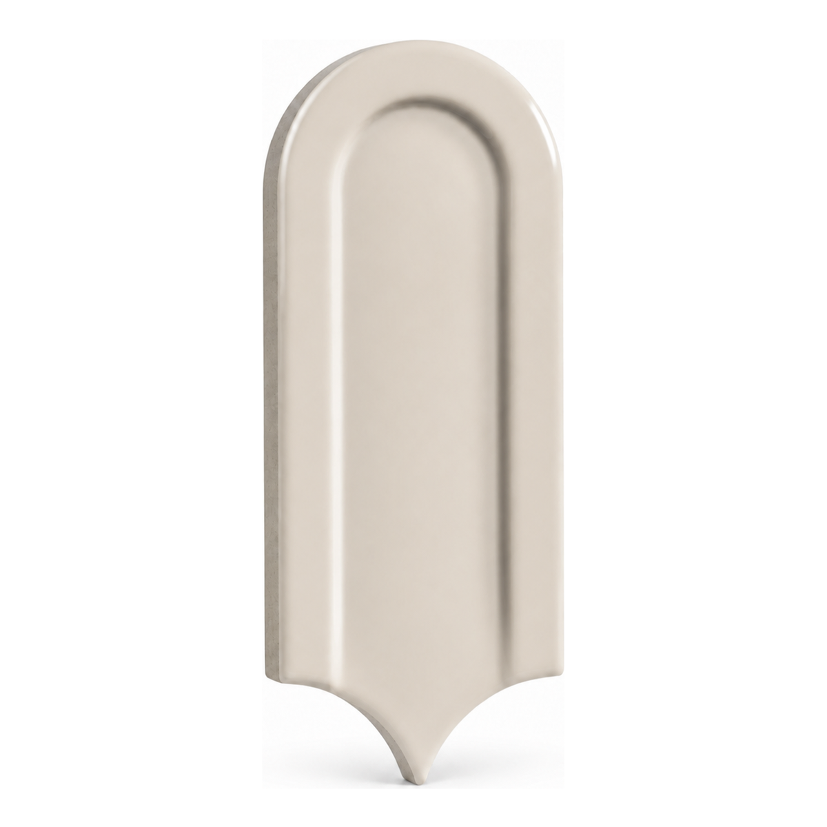 Gala | 3"x8.5" Elongated Beveled Fan Ceramic Wall Tile