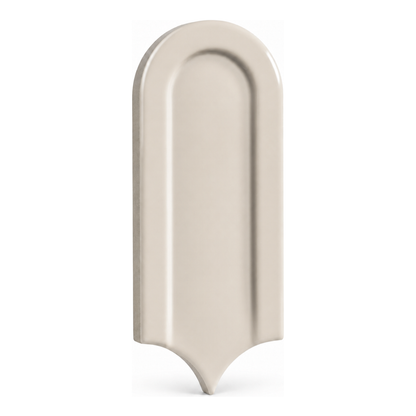 Gala | 3"x8.5" Elongated Beveled Fan Ceramic Wall Tile