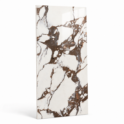 Marmi de Rosso | 12"x24" Marble Look Porcelain Floor & Wall Tile