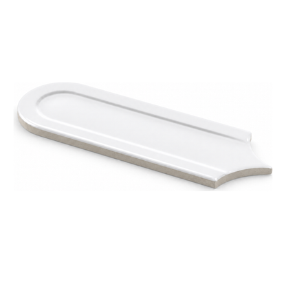 Gala | 3"x8.5" Elongated Beveled Fan Ceramic Wall Tile
