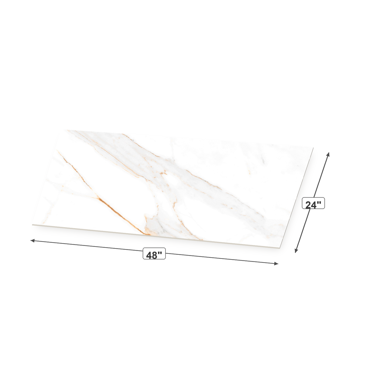 Regal Carrara Gold | 24"x48" Porcelain Marble Look Floor & Wall Tile