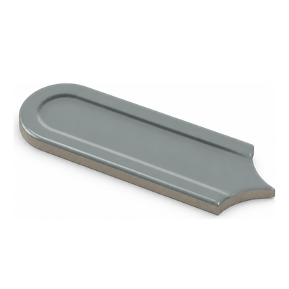 Gala | 3"x8.5" Elongated Beveled Fan Ceramic Wall Tile