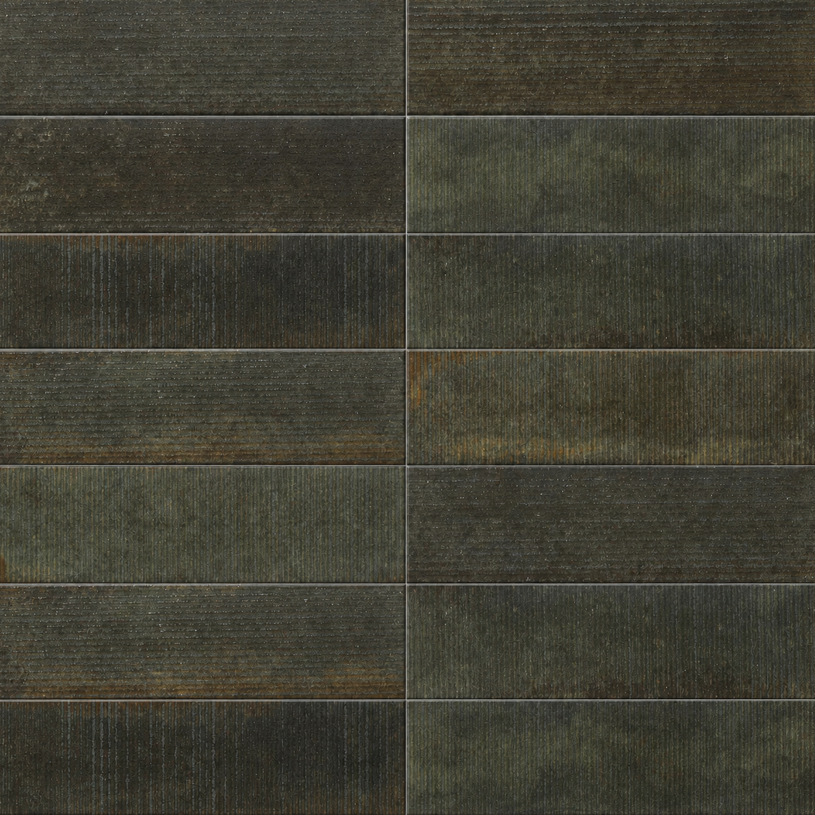 Artifact Reactive | 2.5"x9" Handmade-Look Porcelain Deco Wall Tile