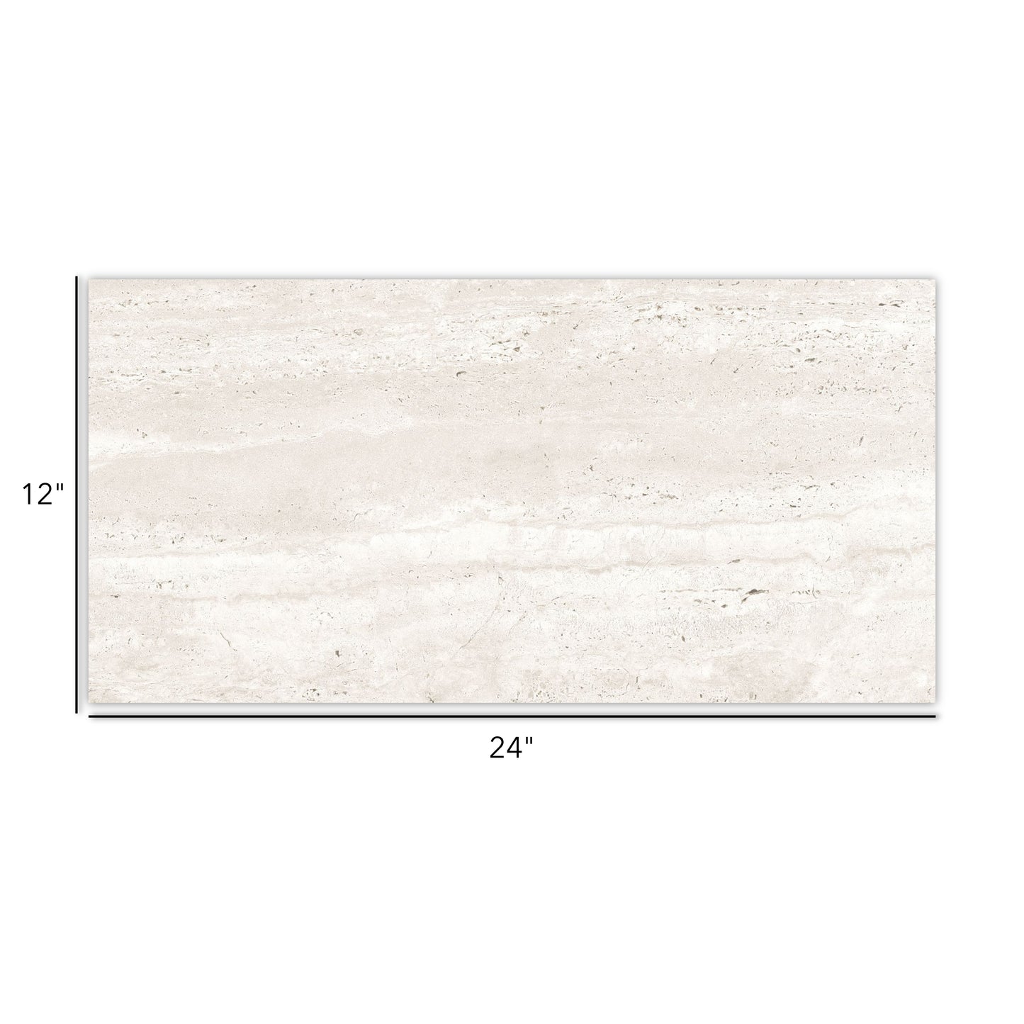 Travertino | 1"x6" Porcelain Stone Look Mosaic Tile