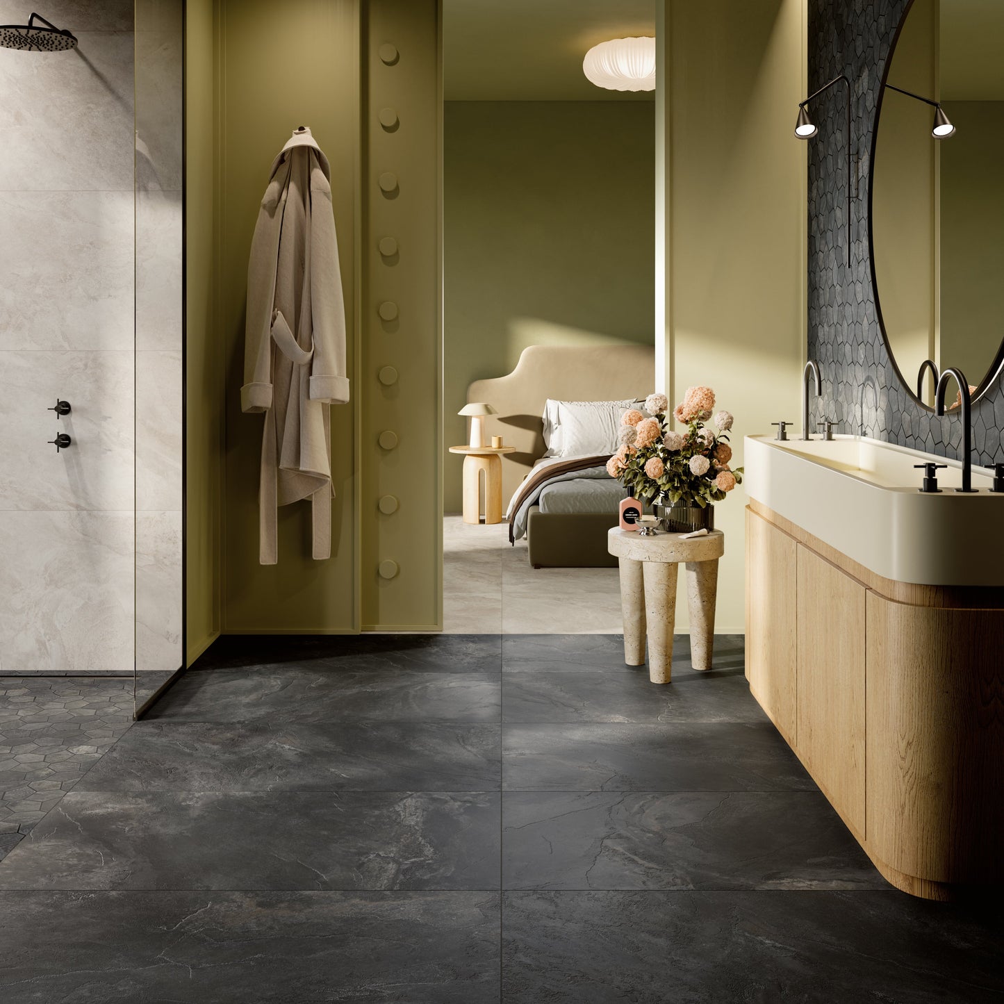 Bergen | 24"x48" Stone Look Floor & Wall Tile