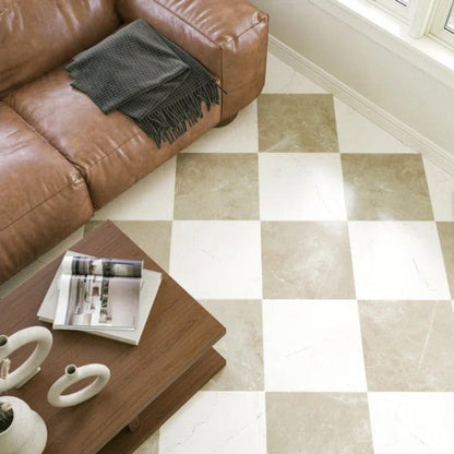 Sophia Checkerboard | 12"x12" Porcelain Marble Look Floor & Wall Tile