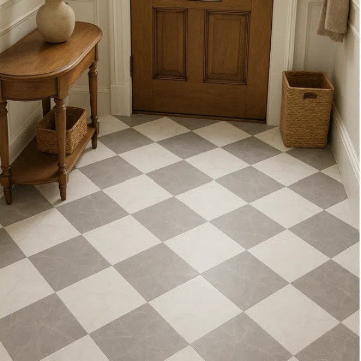 Sophia Checkerboard | 12"x12" Porcelain Marble Look Floor & Wall Tile