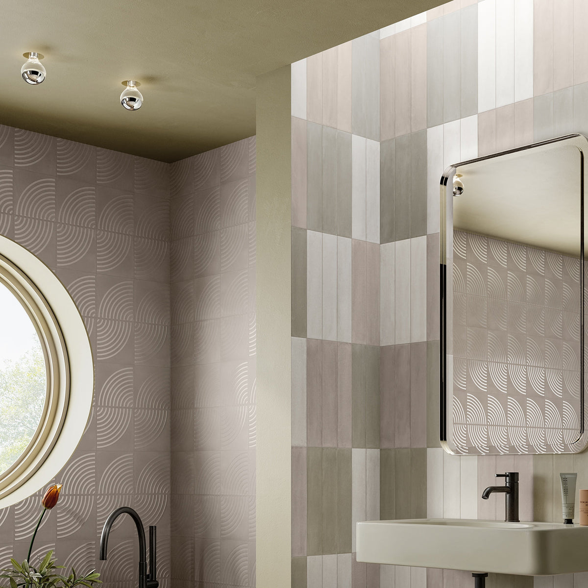 Auralis | 8"x8" Porcelain Deco Floor & Wall Tile