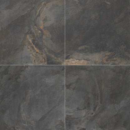 Bergen 24"x24" Porcelain Stone Look Floor & Wall Tile
