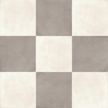 Amaras Checkerboard | 8"x8" Porcelain Floor & Wall Tile