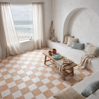 Amaras Checkerboard | 8"x8" Porcelain Floor & Wall Tile