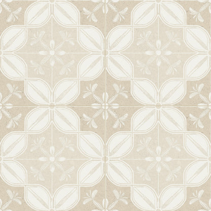 Flora Moda | 6"x6" Senda Porcelain Encaustic Look Floor & Wall Tile