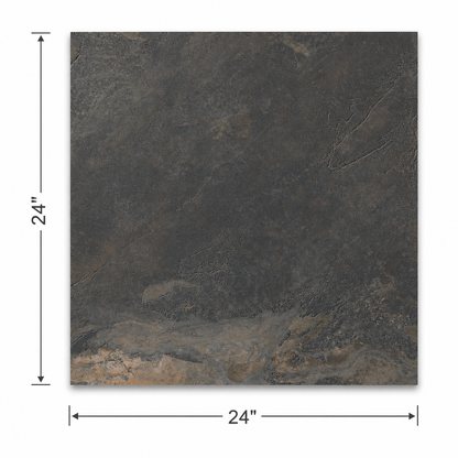 Bergen | 24"x24" Porcelain Stone Look Floor & Wall Tile