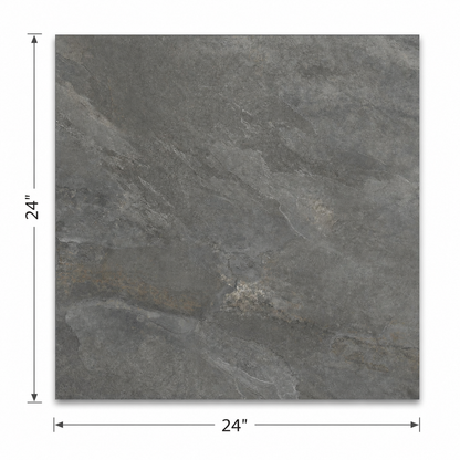 Bergen | 24"x24" Porcelain Stone Look Floor & Wall Tile