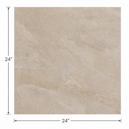 Bergen | 24"x24" Porcelain Stone Look Floor & Wall Tile