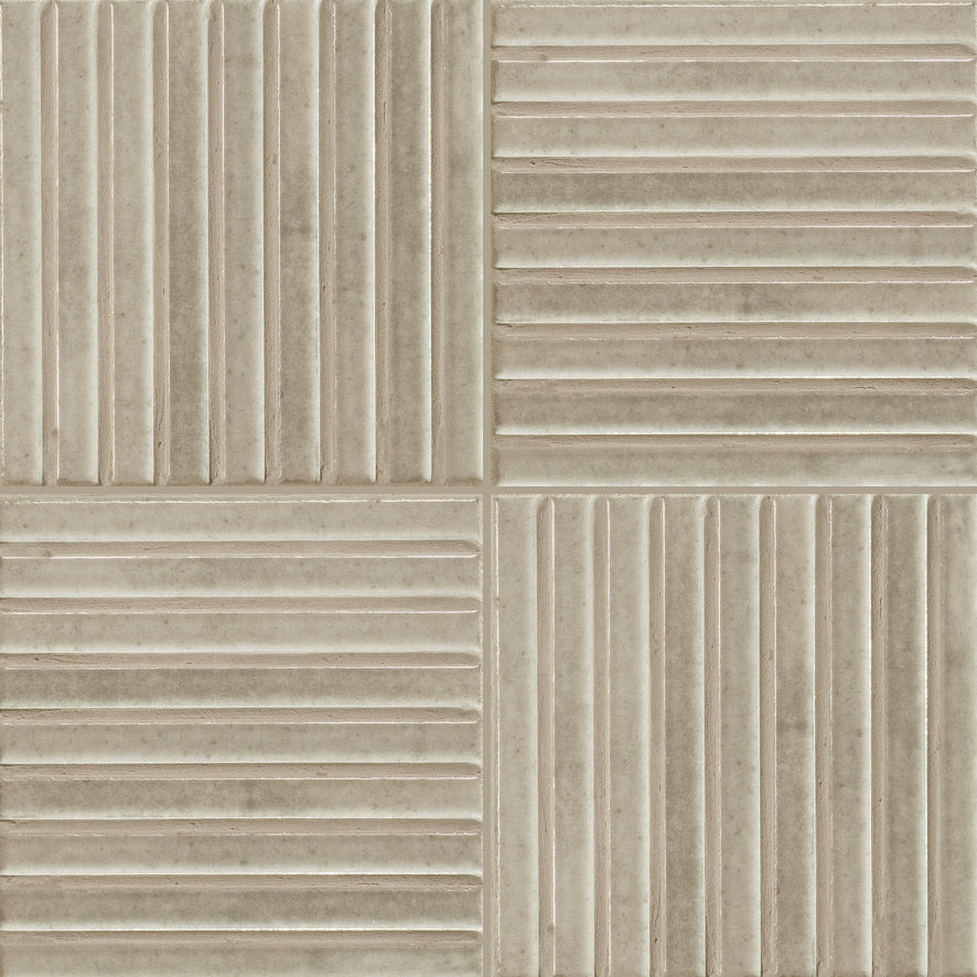 Kit Kat | 6"x6" Porcelain Fluted Wall Tile