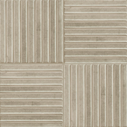 Kit Kat | 6"x6" Porcelain Fluted Wall Tile
