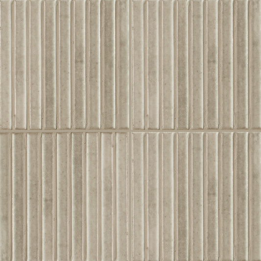 Kit Kat | 6"x6" Porcelain Fluted Wall Tile
