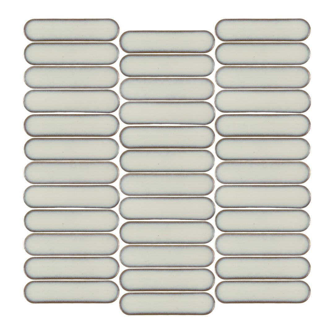 Stream | 1"x4" Porcelain Elongated Oval Mosaic Tile