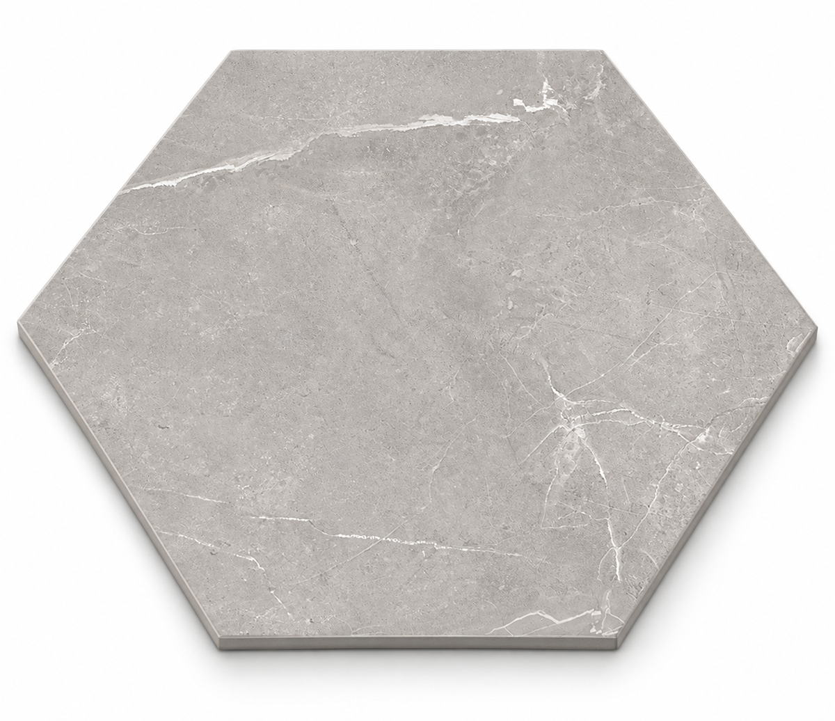 Sophia Hexagons | 8"x9" Porcelain Marble Look Floor & Wall Tile