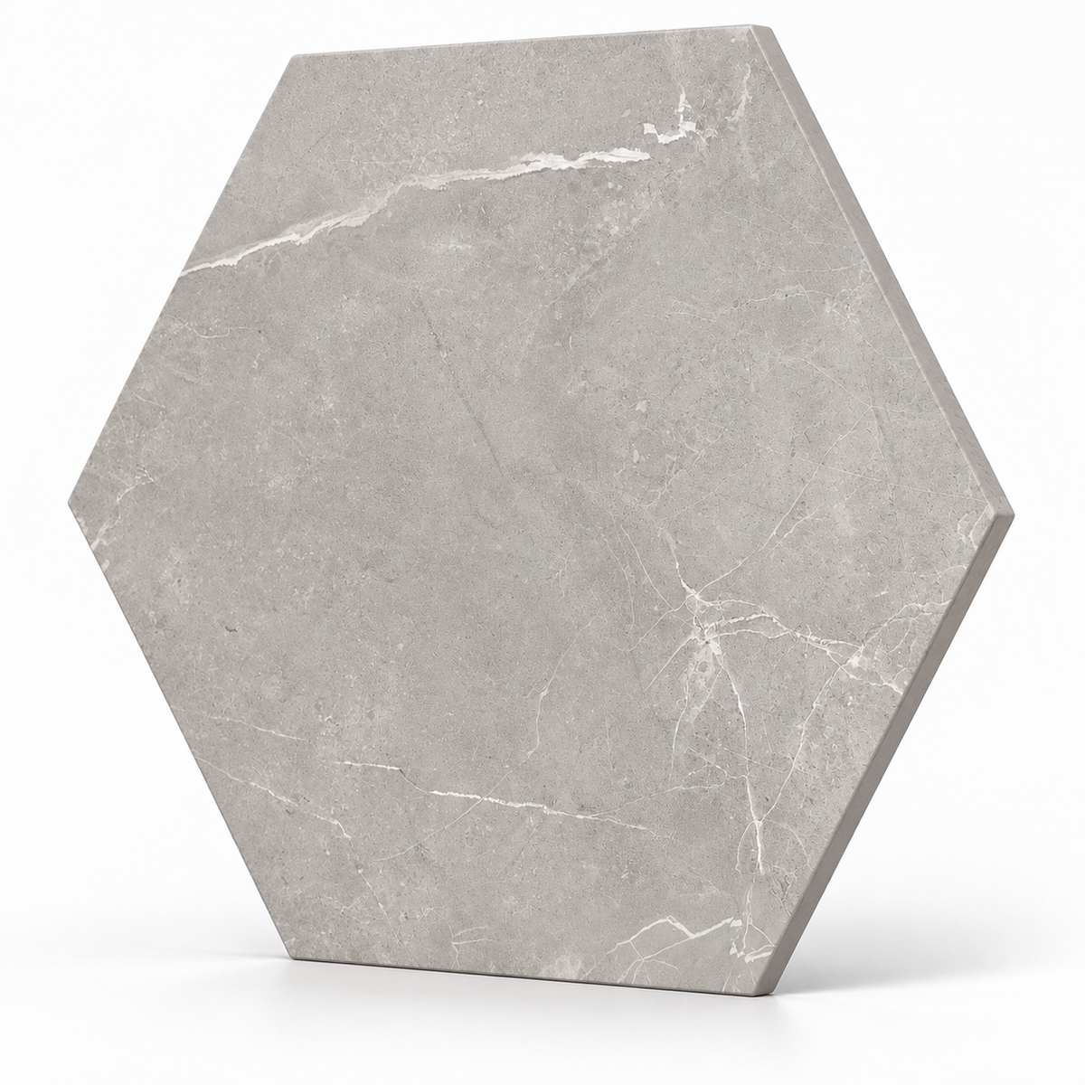 Sophia Hexagons | 8"x9" Porcelain Marble Look Floor & Wall Tile