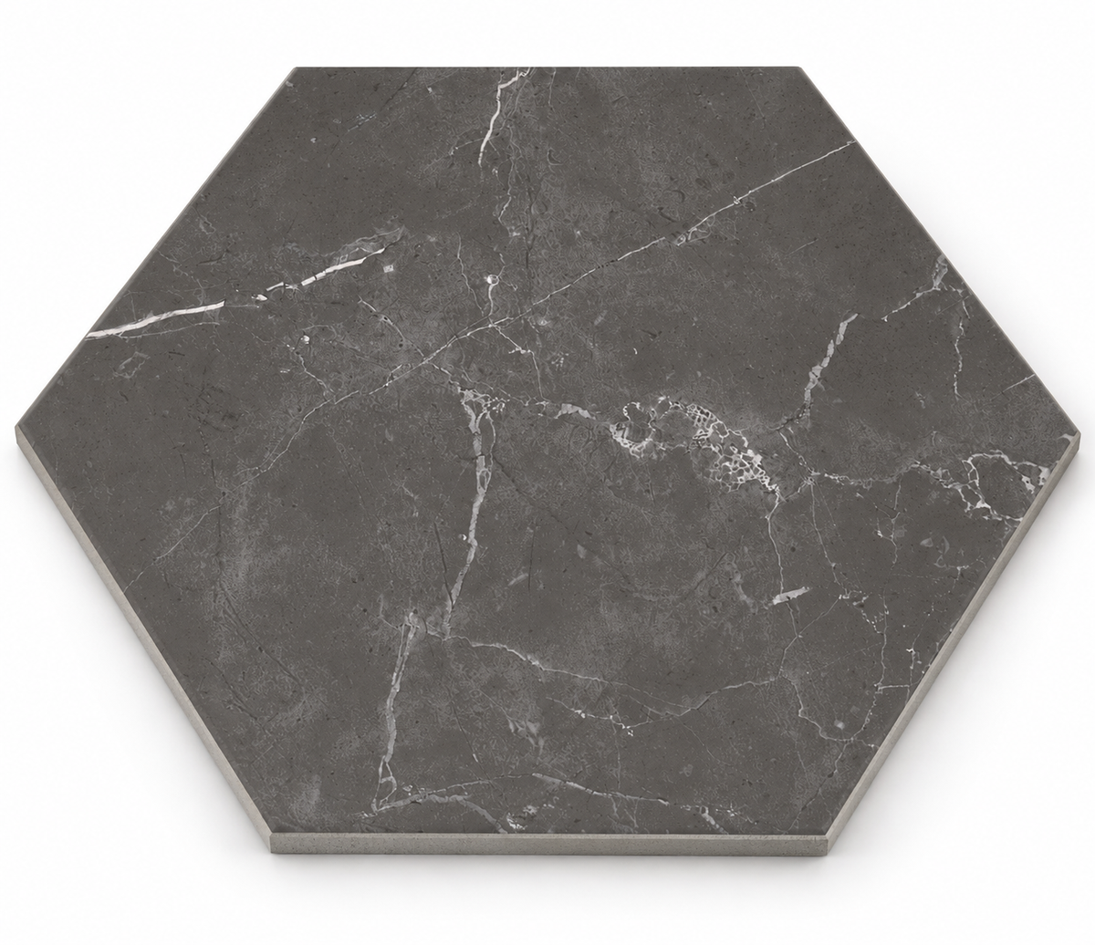 Sophia Hexagons | 8"x9" Porcelain Marble Look Floor & Wall Tile