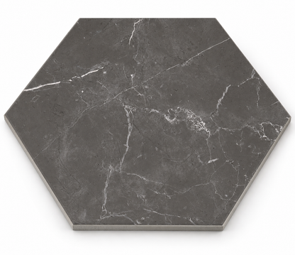 Sophia Hexagons | 8"x9" Porcelain Marble Look Floor & Wall Tile