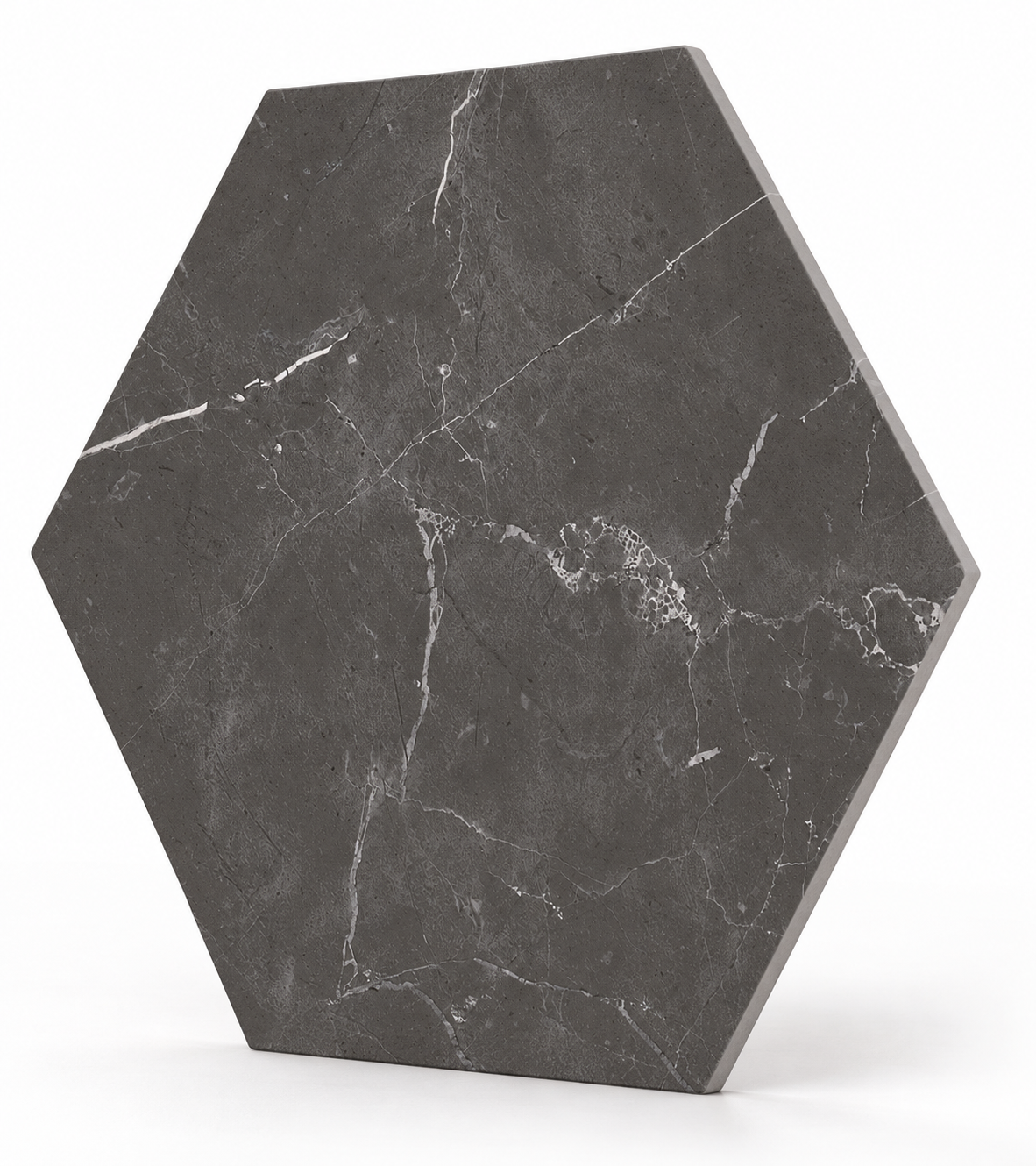 Sophia Hexagons | 8"x9" Porcelain Marble Look Floor & Wall Tile