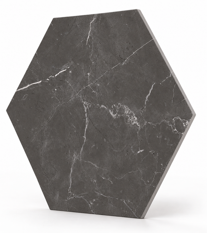 Sophia Hexagons | 8"x9" Porcelain Marble Look Floor & Wall Tile