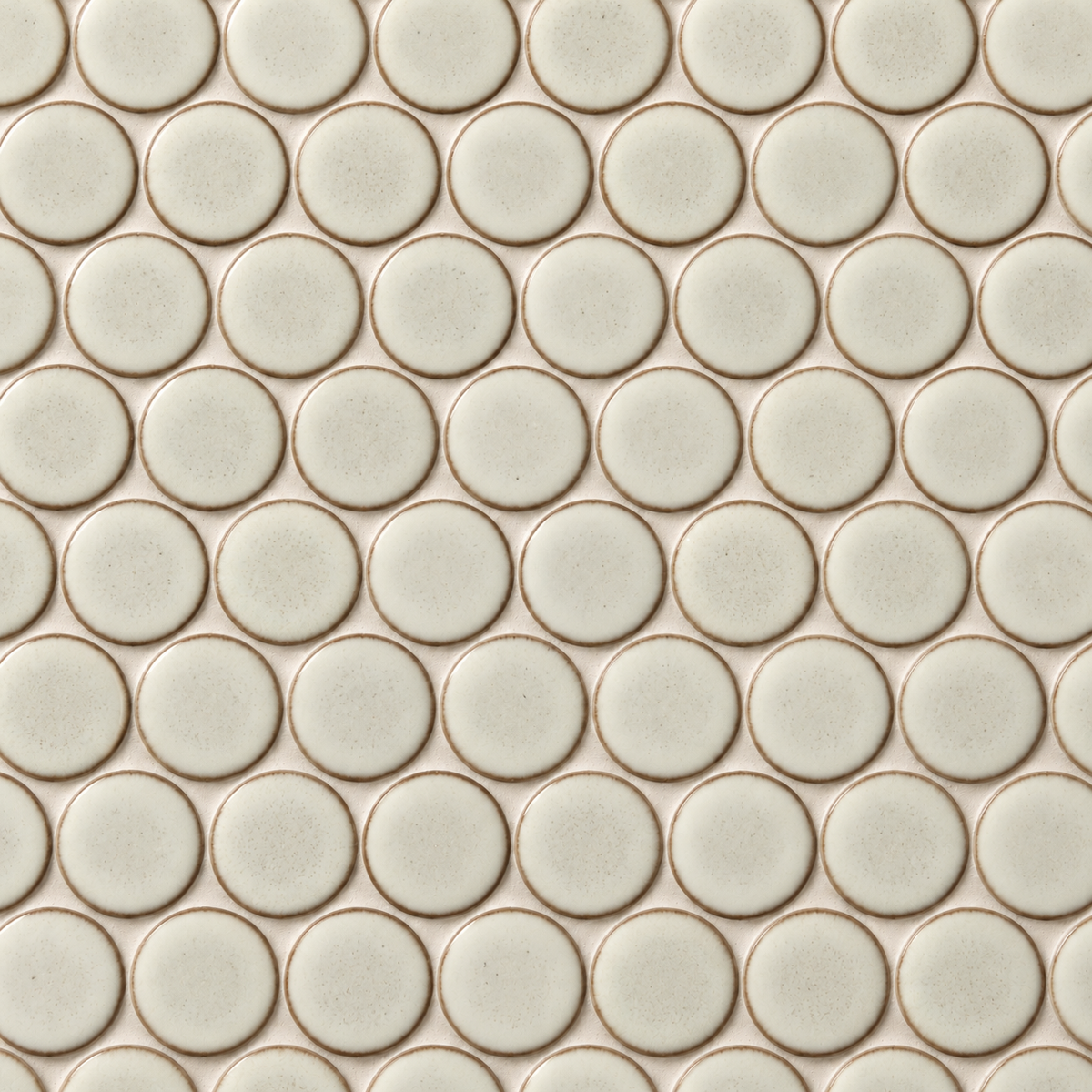 Stream | 1.25" Porcelain Penny Round Mosaic Tile