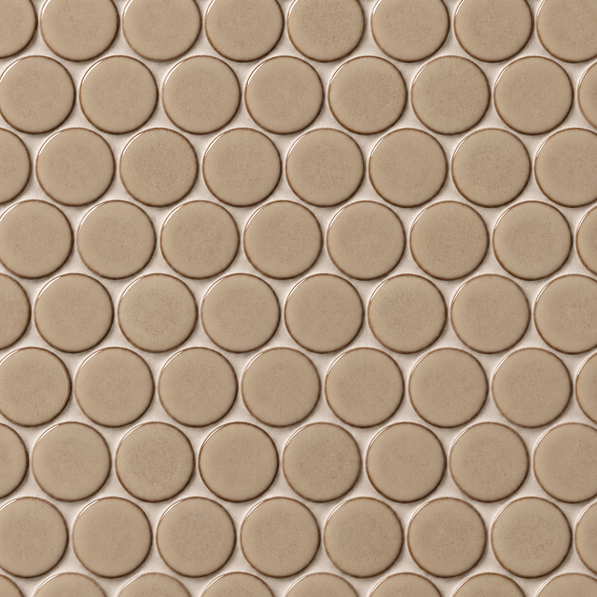 Stream | 1.25" Porcelain Penny Round Mosaic Tile