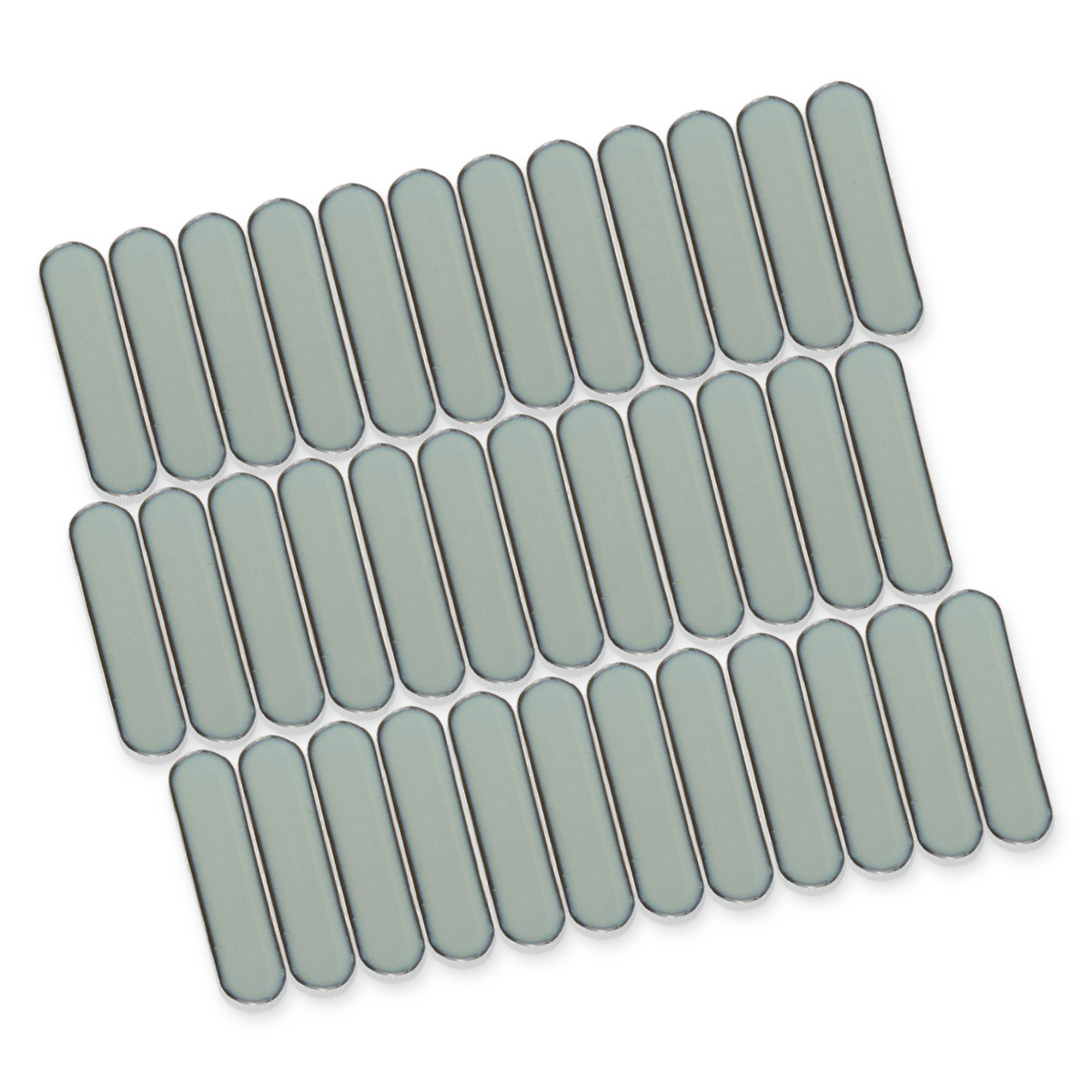 Stream | 1"x4" Porcelain Elongated Oval Mosaic Tile