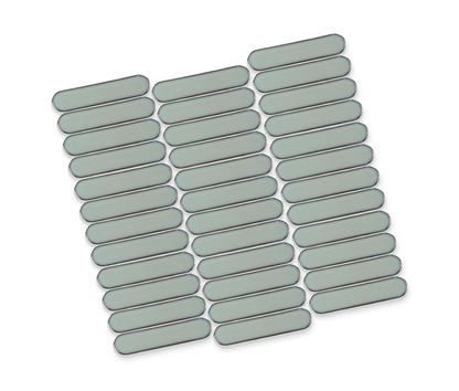 Stream | 1"x4" Porcelain Elongated Oval Mosaic Tile