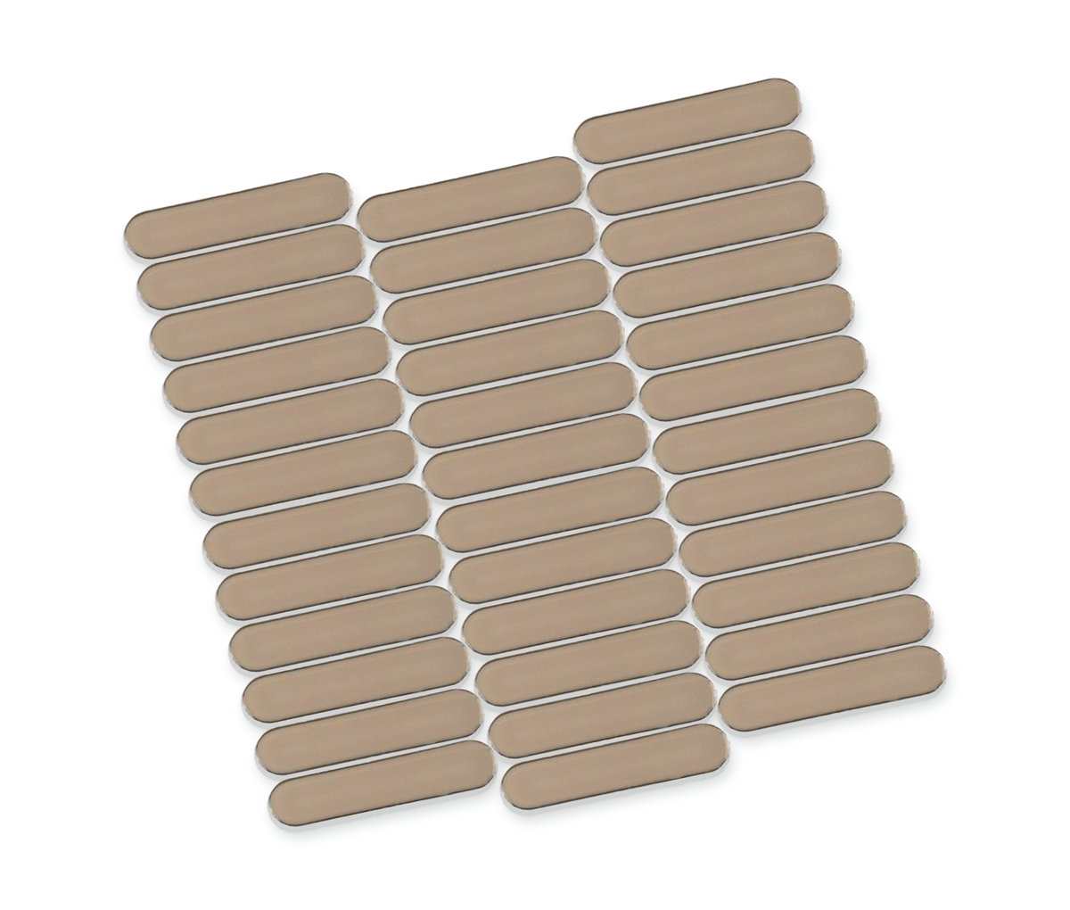 Stream | 1"x4" Porcelain Elongated Oval Mosaic Tile