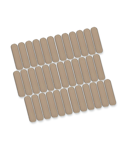 Stream | 1"x4" Porcelain Elongated Oval Mosaic Tile