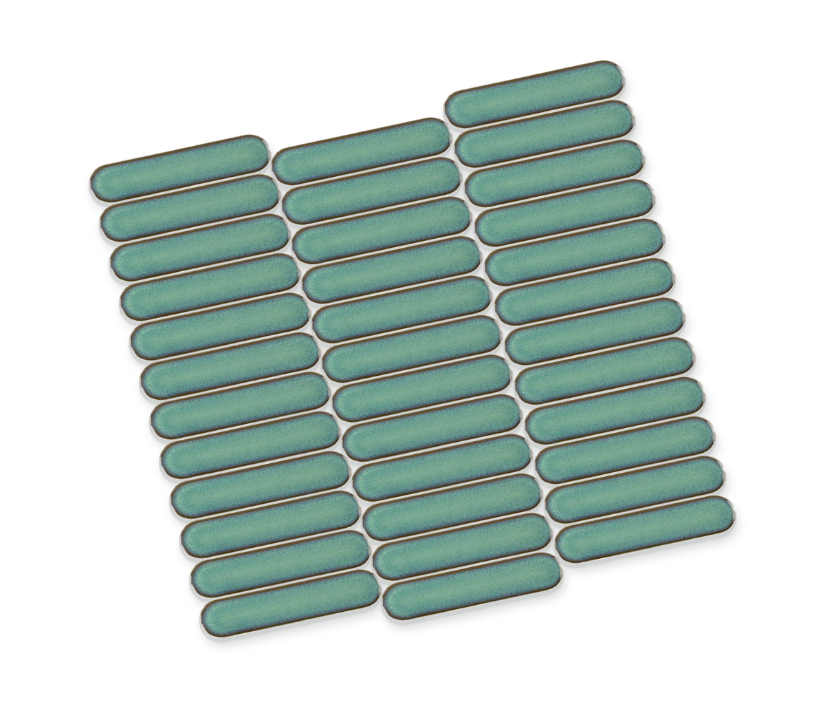 Stream | 1"x4" Porcelain Elongated Oval Mosaic Tile