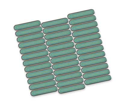 Stream | 1"x4" Porcelain Elongated Oval Mosaic Tile