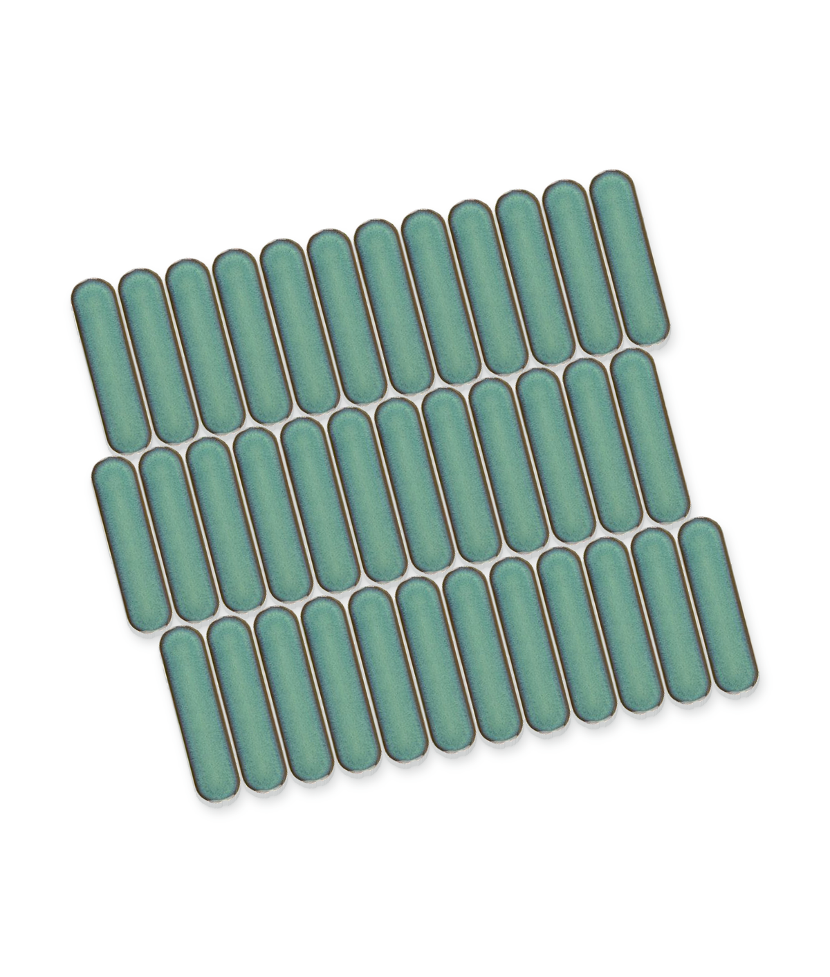Stream | 1"x4" Porcelain Elongated Oval Mosaic Tile