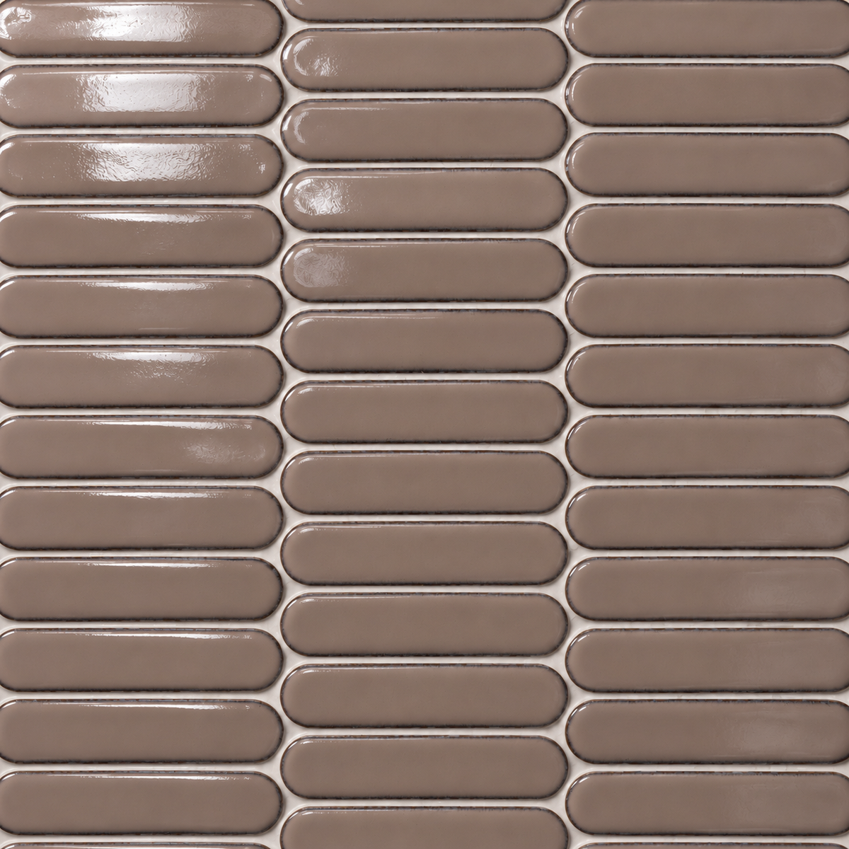 Stream | 1"x4" Porcelain Elongated Oval Mosaic Tile