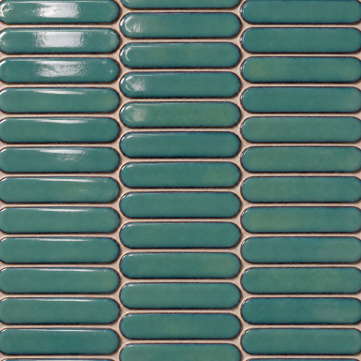 Stream | 1"x4" Porcelain Elongated Oval Mosaic Tile